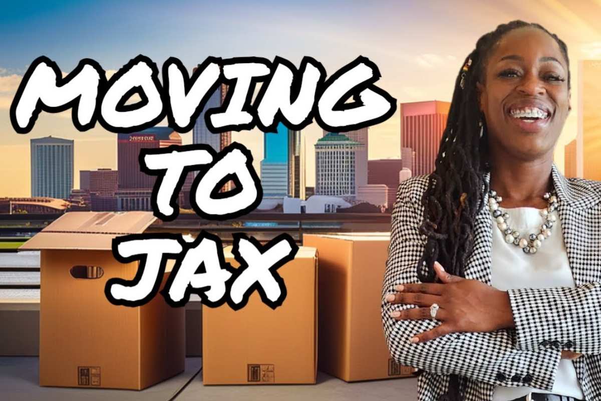 a photo of Keneshia Haye, a Jacksonville realtor, talking about moving to Jacksonville, 5 things you should now.